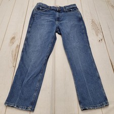 Wrangler high rise vintage taper jeans dark wash 12