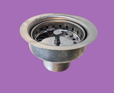 Kitchen Sink Strainer Drain Assembly Stainless Steel Replacement Part