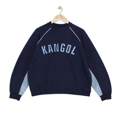 Vintage Kangol Sweatshirt Mens Size L Blue Oversized Casual Streetwear