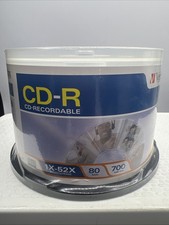 NEW Verbatim CD-R CD-Recordable 1X-52X Speed 700 MB/80 Min 50 Pack Spindle
