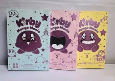Kirby Manga Mania Vol 1-3 Lot English Manga Nintendo Hikawa Kids Books