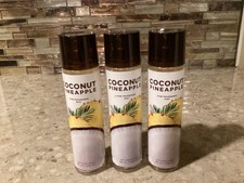Bath  Body Works  COCONUT PINEAPPLE  Fragrance Mist Body Spray 8 oz  LOT x 3