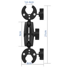 Double Clip Crab Super Clamp Camera Bracket For Dji Action6 5Pro GoPro Insta360