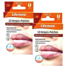2x Lifemed Herpes Pads transparent 2x10 Stüc...