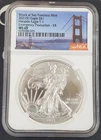 2021-S US Silver Eagle T-1 "Emergency Production"-1 oz .999 Fine Silver-NGC MS70