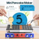 SICHI Mini Pancake Maker - 50Pcs Mini Dutch Pancake Maker With Nonstick  — photo 4