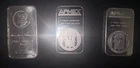 3 x 5 oz Silver Bar .999 Fine - 2 APMEX, 1 PLURIBUS