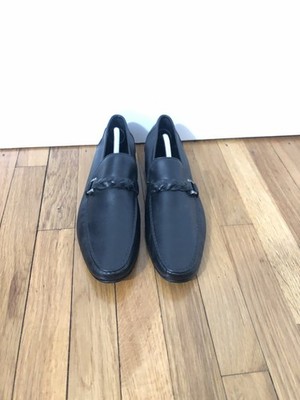 Salvatore Ferragamo Gancini Horse Bit Loafers Black Leather Mens 11.5 D Designer 12540739_24056294_600.jpg main image 2