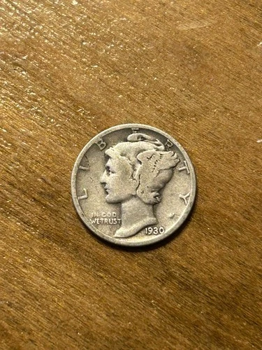1930 Mercury Dime VG