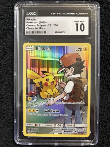 241 COSMIC ECLIPSE #241 PIKACHU CGC 10