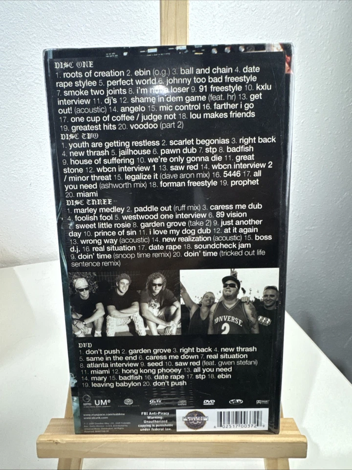 2006 SUBLIME Everything Under The Sun 3 CD + 1 DVD Boxset w/ Booklet Sealed NOS - Image 4 of 4