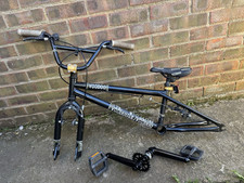 Voodoo DMX 88 BMX Bike Frame & Fork 20in w/ Bars Seat Crank Black Steel