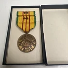 Vintage 50 Year Old U.S. Military Vietnam Service Medal 2 Bronze Stars