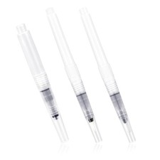Refillable Cuticle Oil Pen,3PCS Empty Nail Oil Pen with Brush,Reusable Pinch