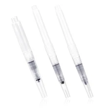 Refillable Cuticle Oil Pen,3PCS Empty Nail Oil Pen with Brush,Reusable Pinch
