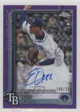 2025 Topps Chrome Rookie Purple Refractor 196/250 Eric Orze #RA-EO Auto yl0