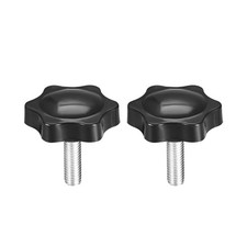 Clamping Handle Screw Knobs Handle M6 x 20mm Male Thread 2pcs