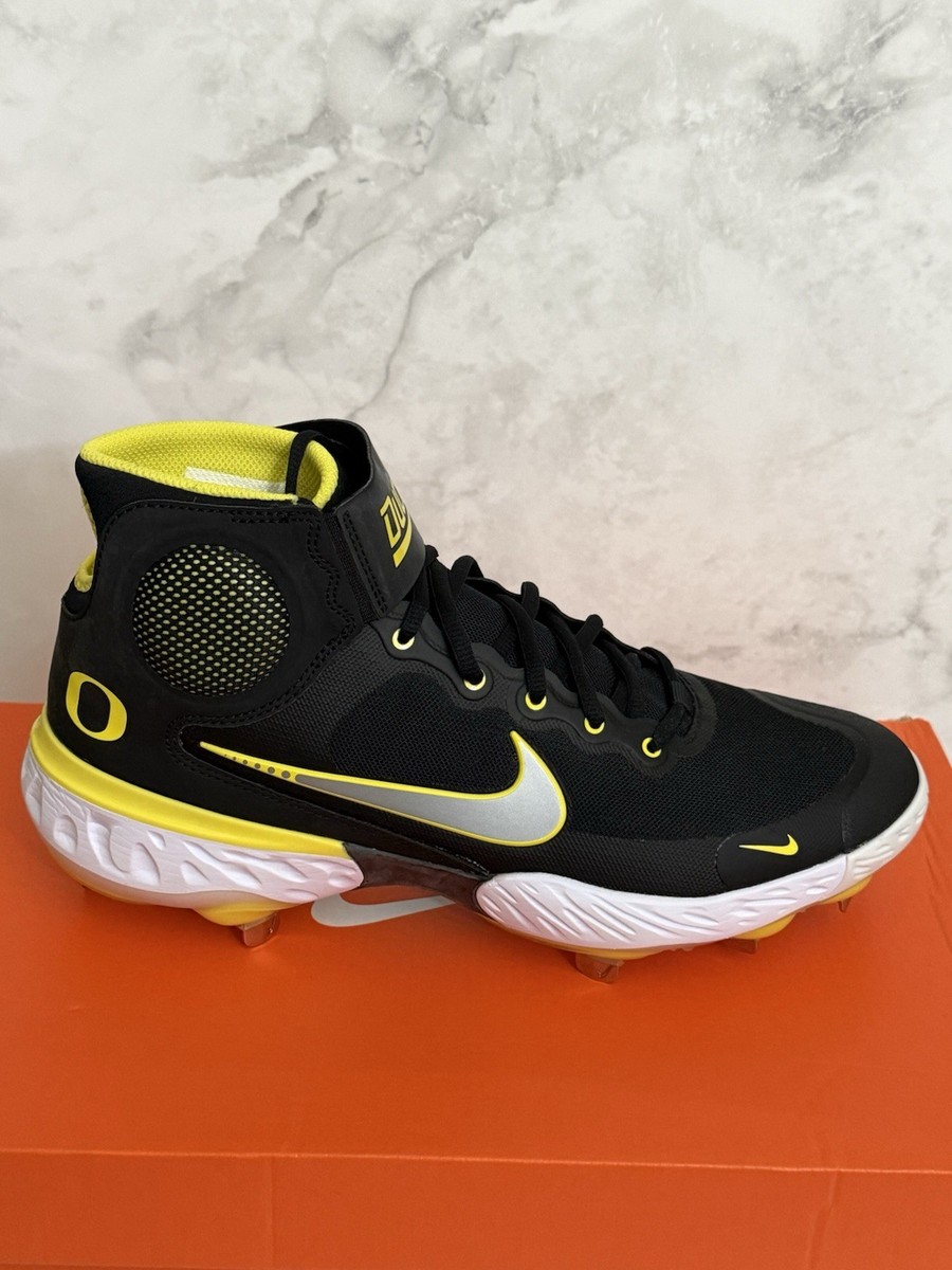 Nike Alpha Huarache Elite 3 PE Oregon Ducks Baseball Cleats DH0124-300 Size 9.5 Nike Alpha Huarache Elite 3 PE Oregon Ducks Baseball Cleats  main image 3
