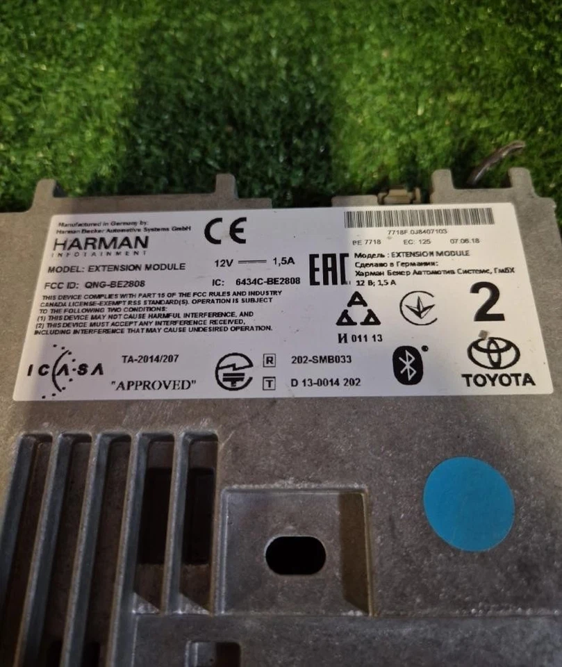 6434CBE2808 Centralina navigatore TOYOTA CHR 1.8B IBRIDA 2017 - Immagine 3 di 3