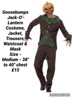 Goosebumps Mens Halloween Fancy Dress Costume Jack O Lantern Pumpkin Medium
