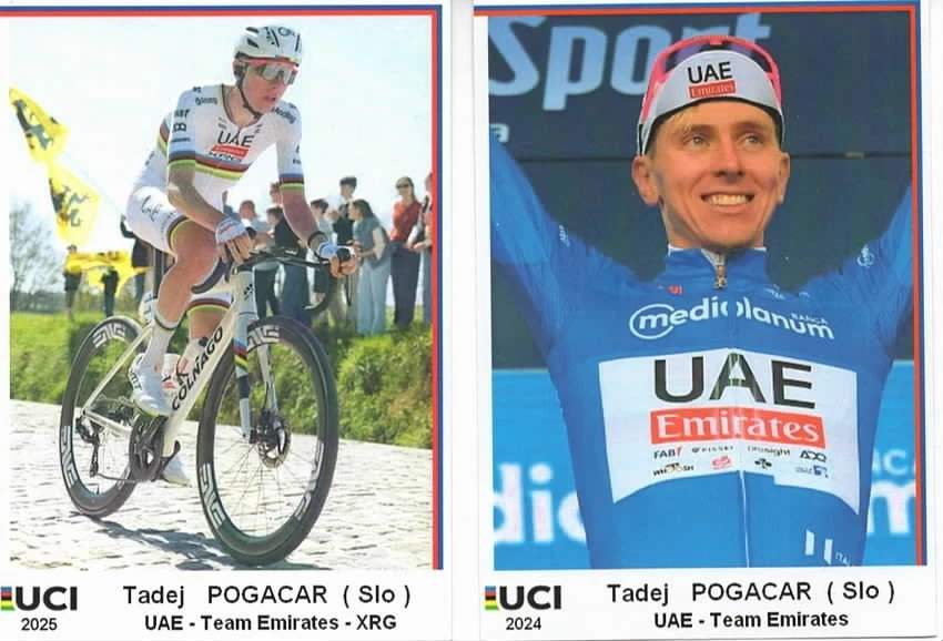 CYCLISME  2 CARTES DE TADEJ POGACAR - Photo 1/1