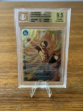 One Piece Card Game Portgas D Ace SEC Carrying on His Will OP13 119 Beckett 9.5