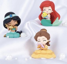 Disney Princess Bell Ariel Jasmine Mini Figure Set New Capsule Toy Tokyo Japan