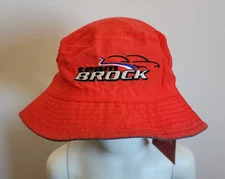 Team Brock Mens Red / Silver Reversible Bucket Hat Size L NOS Holden V8 Supercar
