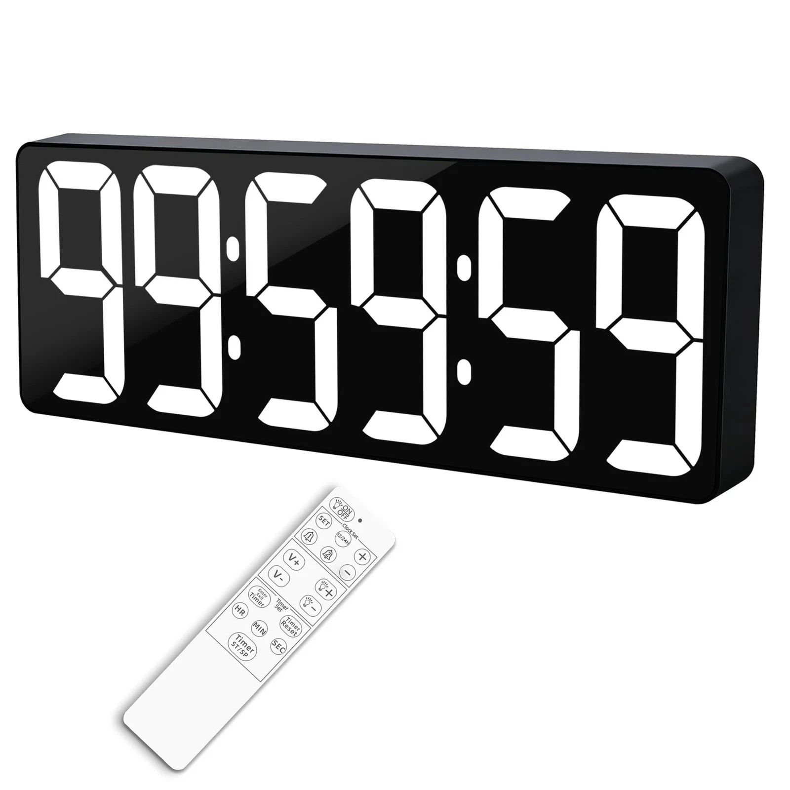 17.2" Large Digital Timer Clock, Countdown Timer for Classroom Home Gym Kitch...