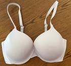 VICTORIA’S SECRET “PINK” 34DD Underwire White T-Shirt Lightly Lined Bra — photo 1
