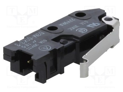 Mikroschalter SNAP ACTION IP40 mit Rolle simulierendem Hebel