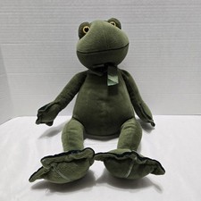 Russ Berrie Pheebs The Frog Green Plush Stuffed Animal 17inch