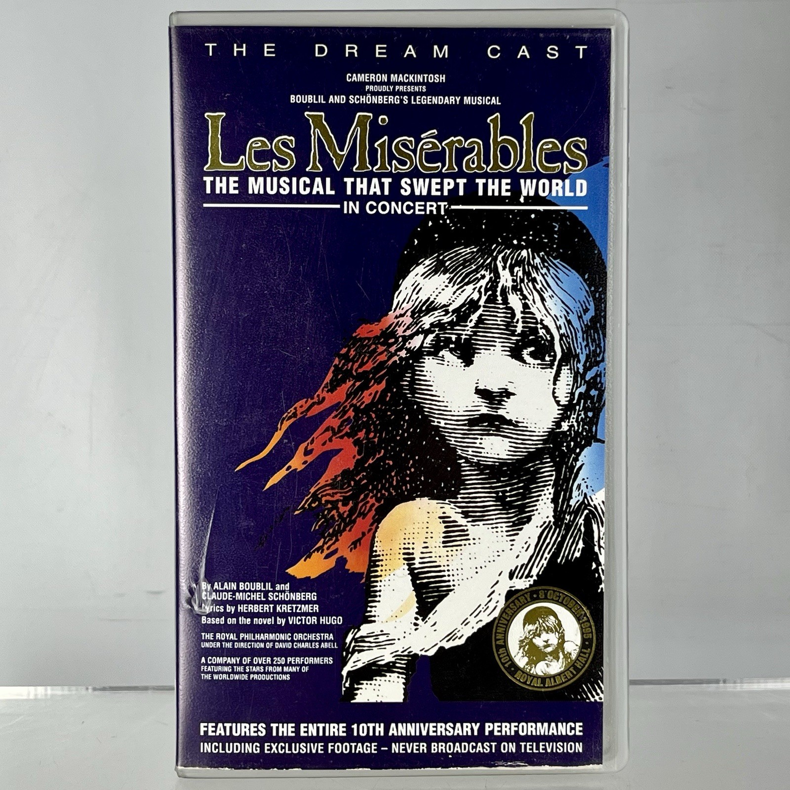 LES MISÉRABLES Video Tape VHS CASSETTE Alun Armstrong Michael Ball 1995