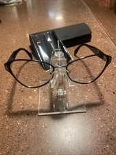 PRADA Eyeglasses VPR 58U 1AB-101 Black Tortoise Frames Demo Lens 53-17-140