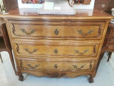 COMMODE en Bois de Merisier 3 Tiroirs Ameublement Mobilier Rangement 18MAG 08/01