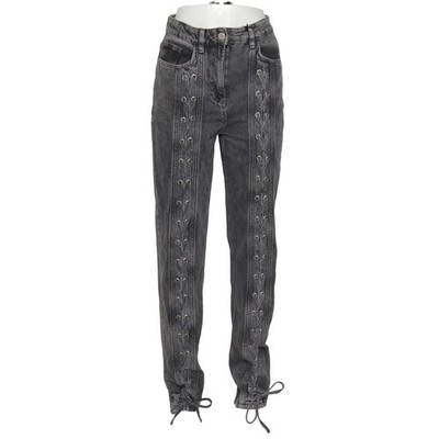 MW, Jeans, Größe: XS, MW00391, Grau, Baumwolle, Einfarbig, Denim, Damen #dJC