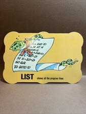 Vintage Computer Classroom Sign Milliken Programming Terms List Lines 90s