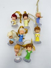 Hallmark Mary Angels Christmas Ornaments 8 PCs Figurines Unboxed