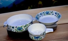 3 x VTG Midwinter Spanish Garden Tureen Casserole Dish Soup/ Serving Bowls 