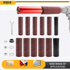 Portable Spindle Sander Hand-Held Rubber Sanding Drum for Drill 4-1/2" x 1-1/2"