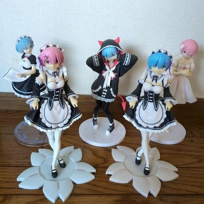 Re:Zero Figuren Lot Rem Ram Preis Ichiban Kuji Sammlung 5 Figuren