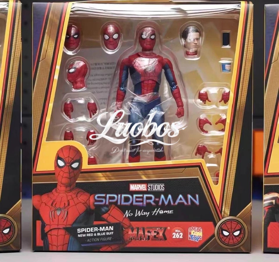 アメコミ MAFEX No.262 SPIDER-MAN RED BLUE SUIT R Mafex Medicom Toy No.262 Spider-Man Red & Blue Suit Ver. Action