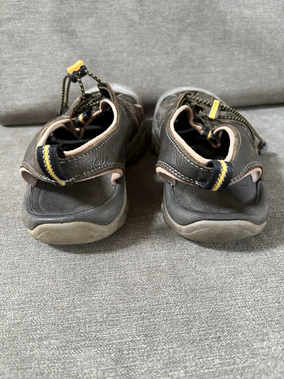 SANDALI KEEN NEWPORT IN PELLE NABUK MARRONE TAGLIA 7 5 US donna