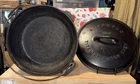 Griswold No 9 Tite Top Baster Cast Iron Dutch Oven with Lid & Handle 11” x 4.5”!