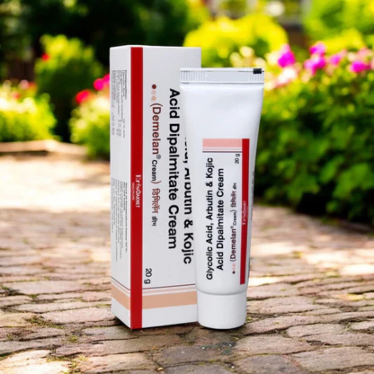 Demelan Cream 20g Glycolic Acid Arbutin Kojic Acid Face Skin Care