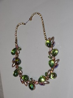 Alice Caviness Rhinestone Necklace Jewelry Vintage [651D]