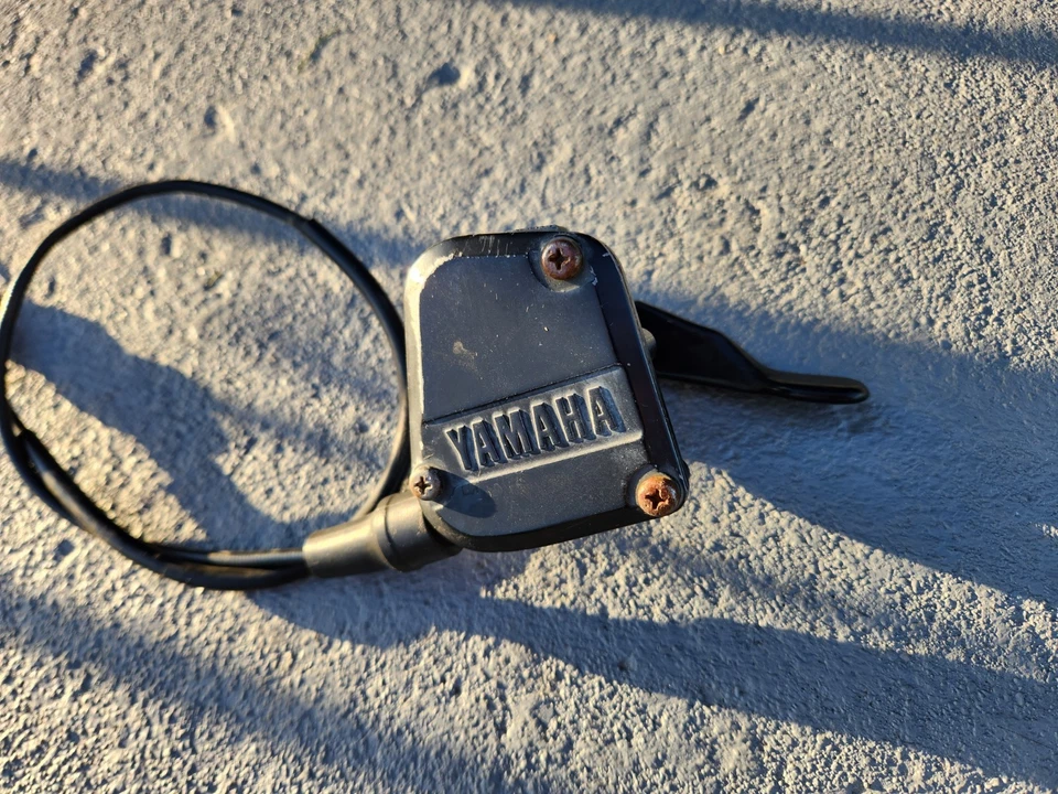 1987 Yamaha Champ 100 YFM100 Moto 4 Throttle Lever Assembly w/ Cable Used - Изображение 2 из 4