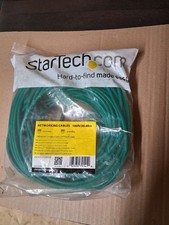 Image of Cat5e Network Cable 100ft Rj45 To Rj45. Green Snagless Cable. Never Opened.