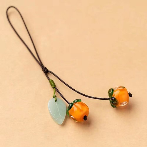 Persimmon Phone Anti-lost Rope Everything Goes Well Phone Case Chain Straps - Photo 12 sur 13