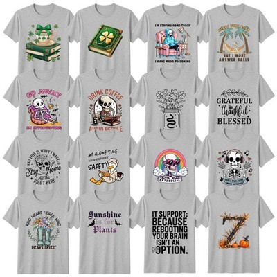 Lustiges sarkastischer Humor Gothic T-Shirt Skelett Halloween Geschenk